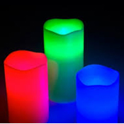 Oplaadbare RGB led kaarsen of een elektrische kaarsenstandaard, Coppen kaarsen heeft het allemaal. Kijkt u toch eens op de website.